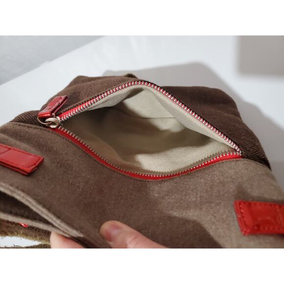 Corazon De Melon Floral Mexican Designer Adjustable Velour Canvas Crossbody Bag - Picture 8 of 11